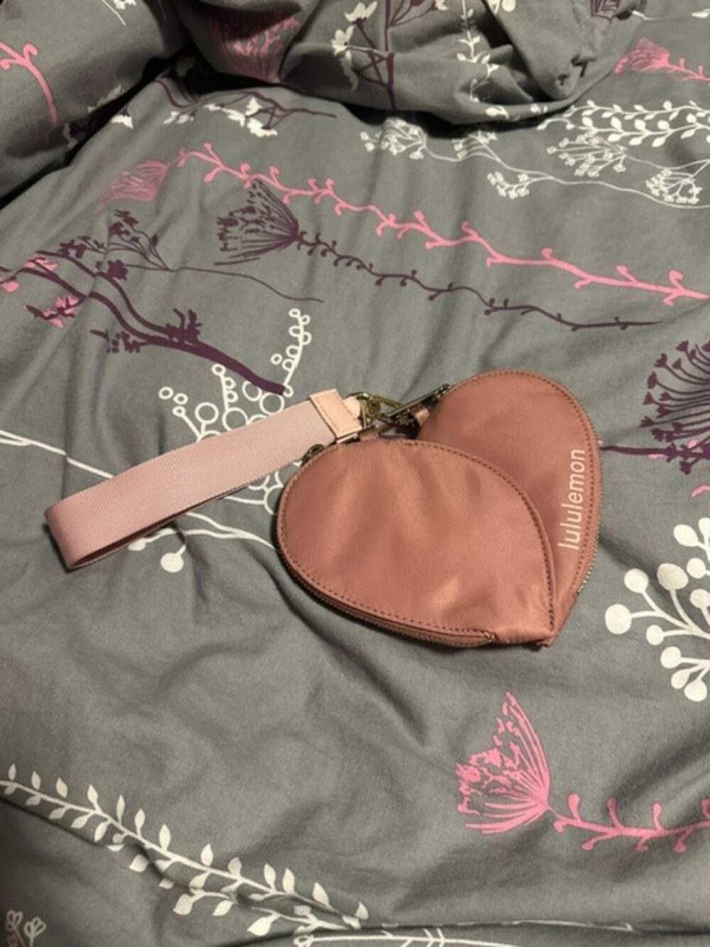 Lululemon Heart wristlet